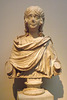Marble Portrait Bust of a Young Girl Wearing a Wig in the British Museum, May 2014