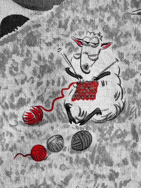 Sheep Knitting