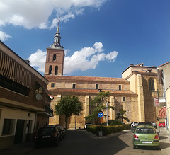Parish church of our neighbouring village, Fuente el Saz de Jarama.