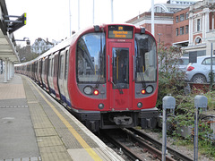 District Line S7 Stock at Kensington Olympia - 1 February 2020