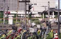 Bicycles and the racks