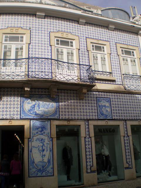 House with tiles.