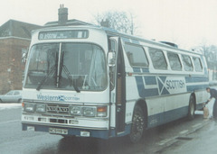Western Scottish NCS 119W at Baldock - Dec 1981