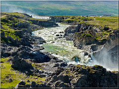 Akureyri Godafoss : cascate consecutive