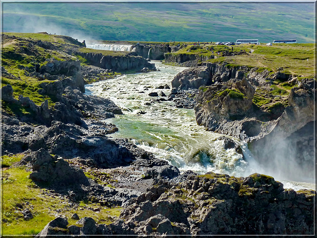 Akureyri Godafoss : cascate consecutive