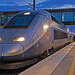 LES AUXONS: Gares BESANCON Franche-Comté: Départ du TGV 6834 pour Marseille.