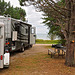That's us, parked at Lake Superior, Ontario.