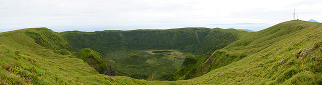 Azores, Caldeira of Cabeço Gordo on the Island of Faial