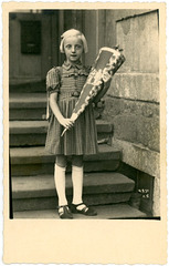 German Girl with School Cone, 1951