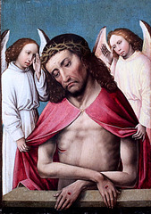 IMG 1111A Colin de Coter. actif à Bruxelles 1479-1510.  Christ de douleur  Christ of pain  vers 1485. Brou.  Musée du Monastère Royal