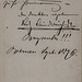 Fritz Friedrichs'autograph at the back