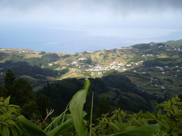 View from Pico Alto to the eastern coast of Santa Maria.