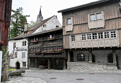 Alte Häuser in Werdenberg