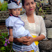 Mayang and her son I Gusti Agung Mayun Jaya Santosa