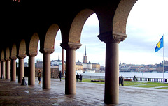 SE - Stockholm - Rathaus-Kollonaden