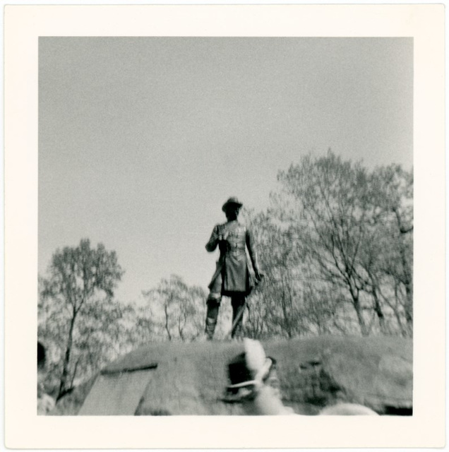General Warren Statue at Little Roundtop, Gettysburg, Pa.
