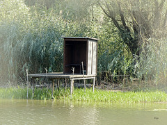 Traditionelle Anglerhütte