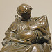 Detail of Young Mother by Bessie Potter Vonnoh in the Metropolitan Museum of Art, January 2022