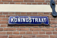 Enamel street-name sign