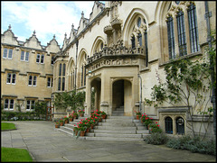 entrance to the dining hall