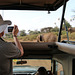 In the safari van