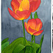 Red Tulips 11x14in