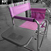Pink Camp Chair (1784A)
