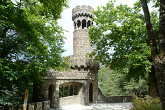 Portugal, Sintra, Regaleira Tower in Quinta da Regaleira