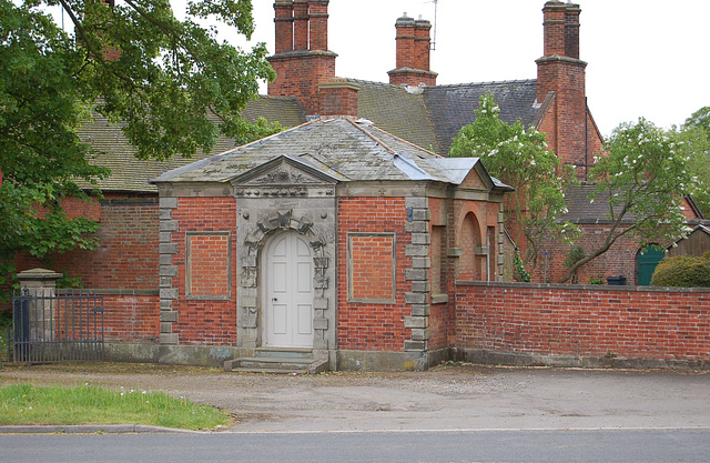 Former Lodge to Sudbury Hall, Derbyshire