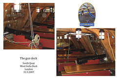 Gotheborg  gun deck London 31 5 2007