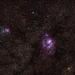 Lagoon Nebula & Trifid Nebula- Do look large