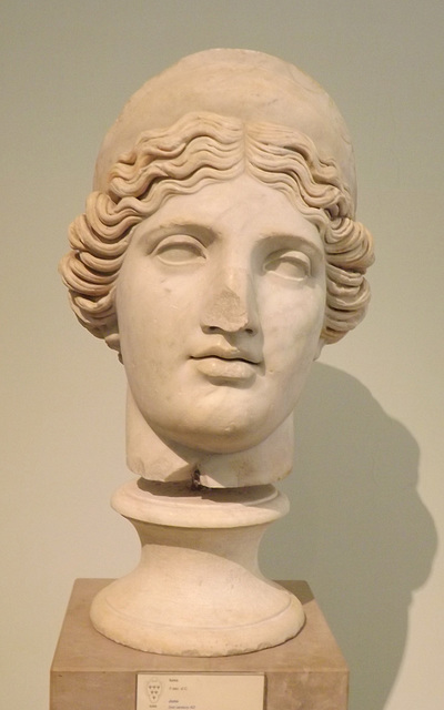 Bust of Juno in the Naples Archaeological Museum, July 2012