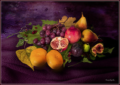 Bodegón de frutas varias
