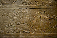London 2018 – British Museum – Fighting on a camel