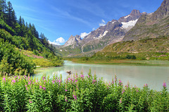 Il lago del Combal, Val Veny