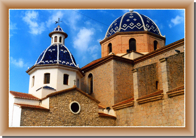 Eglise du dôme bleu à Altea sur la Costa Blanca (Espagne)
