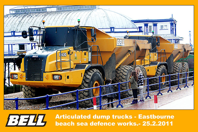 Bell articulated dump trucks Eastbourne 25 0 2011