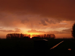 Sunrise near Moerdijk