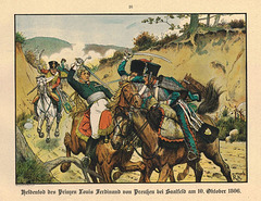1806 - Heldentod des Prinzen Louis Ferdinand von Preußen bei Saalfeld