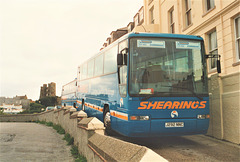 Shearings 292 (J292 RNC) and 841 (G841 RNC) in Scarborough – 12 Aug 1994 (235-33)