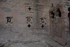 Ethiopia, Lalibela, Swastika on the Wall at the Entrance to the Bete Maryam (St.Mary) Church
