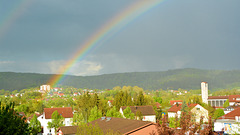 Regenbogen über Gaildorf