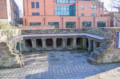 The remains of a Roman bathhouse