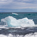 Icebergs in the surf