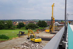 Baustelle neue Weserbrücke