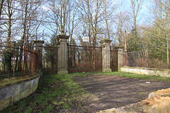 Gates to Nettleham Hall, Lincolnshire