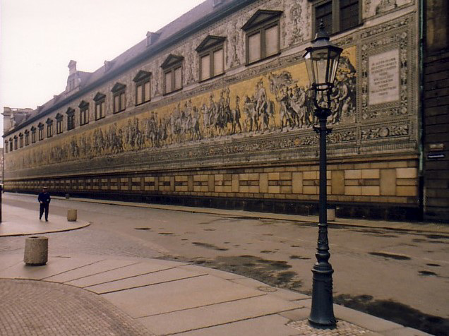 Fürstenzug, Schlossstraße, Dresden 1992