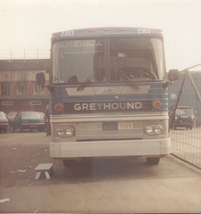 Greyhound USA 2303 in Birmingham, England - 17 April 1978