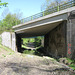 Bridge carrying the B4176 over the old dismantled railway track leading to Baggeridge