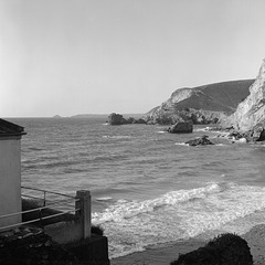 Incoming tide at St Agnes - 1981